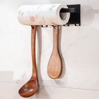 Support mural pliable pour couvercles de récipients et serviettes de salle de bain, sans perforation, pour réfrigérateur ou usage domestique