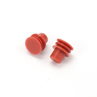 MFD002-2 Joint d'étanchéité et bouchon obturateur en silicone rouge étanche pour connecteur automobile