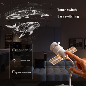 Lampada a Proiezione LED USB Bestseller Transfrontaliero per Camera da Letto/Auto, Plug-and-Play, Creativa, Luminosità Regolabile, Dimmerabile, Notturna - Product Image 2