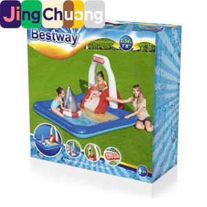 <span class=keywords><strong>Piscine</strong></span> à balles gonflable <span class=keywords><strong>pour</strong></span> enfants Jingchuang53079 Shark Play Pool, parc aquatique <span class=keywords><strong>pour</strong></span> bébés - Product Image 4