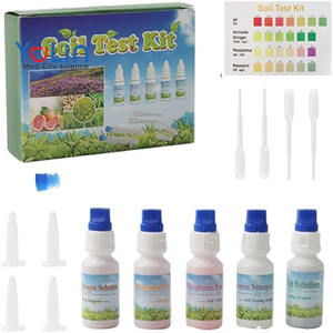 Kit <span class=keywords><strong>de</strong></span> test professionnel du <span class=keywords><strong>pH</strong></span> du sol et du méga-test du sol pour l'extérieur et l'intérieur, <span class=keywords><strong>testeur</strong></span> <span class=keywords><strong>de</strong></span> nutriments pour jardin - Product Image 1