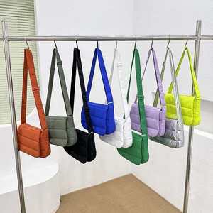 Cross Border Fashion Macaron Women's Bag New Solid Color Trendy Crossbody Bag <strong>Candy</strong> Color Women's Shoulder Bag - Product Image 1