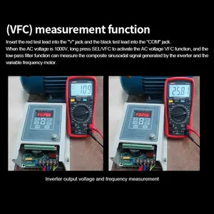 UNI-T UT105+ UT107+ Multímetro Automotriz de Alta Precisión, Tacómetro, Medidor de Velocidad del Motor RPM, Probador VFC, Digital Profesional para Autos, China - Product Image 4