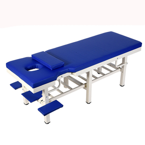 Nouveau design <span class=keywords><strong>de</strong></span> lit <span class=keywords><strong>de</strong></span> <span class=keywords><strong>massage</strong></span> solide à six pieds en cuir PU <span class=keywords><strong>de</strong></span> haute qualité pour salon <span class=keywords><strong>de</strong></span> beauté moderne avec ouverture faciale - Product Image 3