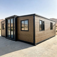 Villa de luxe préfabriquée Ready Voros à 2 chambres, mini-maison conteneur légère en acier, résidence portable et extensible avec salon