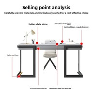 2025 chaise de bureau intelligente de qualité supérieure et table bureau d'écriture élégant pour bureau d'ordinateur d'école ou d'appartement