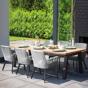 <span class=keywords><strong>Ensemble</strong></span> de <span class=keywords><strong>table</strong></span> <span class=keywords><strong>et</strong></span> de chaises de <span class=keywords><strong>balcon</strong></span> <span class=keywords><strong>et</strong></span> de cour nordique, <span class=keywords><strong>ensemble</strong></span> de meubles d'extérieur, imperméable, protection solaire, chaises de jardin en corde tressée - Product Image 2
