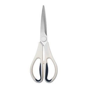 Stainless Steel Kitchen <b>Scissors</b> Straight Head White Gray Home Use Multifunctional Cutting Tool For <b>Meat</b> And Vegetables - Product Image 5