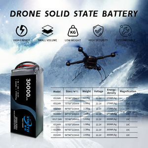 리포 제조사 5s 7s 6s30000mah 10c 30a 20 Ah 30000mah 배터리 Paquete 드 바테라 111v 3s Uav 드론 Hv 용 라이온 배터리 팩 - Product Image 5