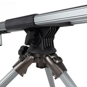 ขาตั้งคันเบ็ดตกปลาคาร์พแบบยืดหดได้ คุณภาพสูง ทำจากอะลูมิเนียม 4 ขา ปรับระดับได้ อุปกรณ์ตกปลาคาร์พ พร้อมที่จับ - Product Image 5