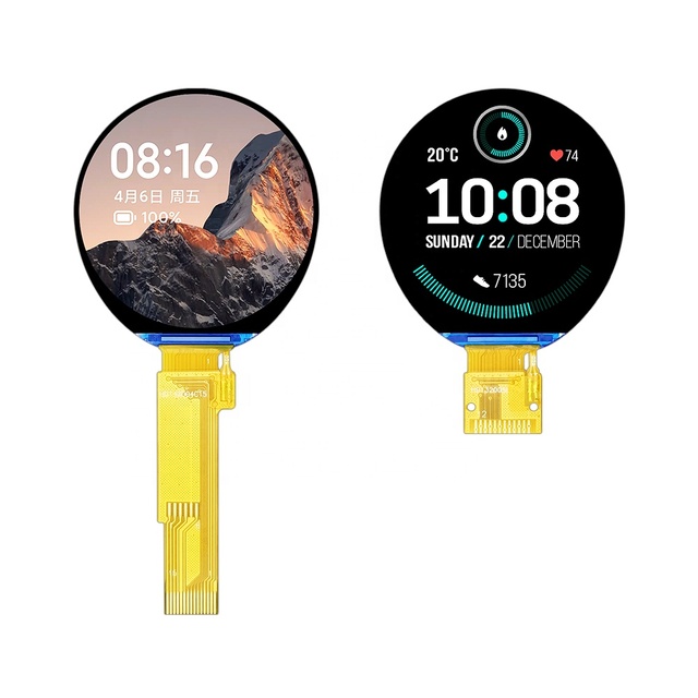 1.32 Inch IPS TFT LCD Round Display Module 128*128 SPI Interface GC9106 Panel Custom Customized Screen