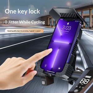 Support de téléphone universel antichoc en plastique de haute qualité pour guidon et rétroviseur, pour motos, vélos et véhicules électriques - Product Image 1