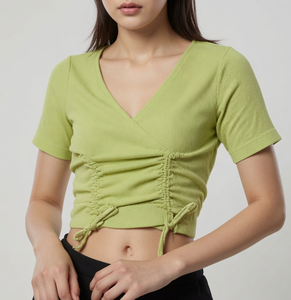 Camiseta Casual de Verano para Mujer, Corte Regular, Moda Vietnamita, Prenda OEM ODM, Tejido Sostenible Lavable, Secado Rápido - Product Image 1