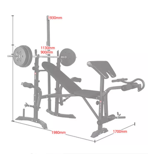 Équipement <span class=keywords><strong>de</strong></span> musculation multifonction SP, lit <span class=keywords><strong>de</strong></span> musculation, équipement <span class=keywords><strong>de</strong></span> fitness, réglable, pliable, en métal, unisexe - Product Image 3