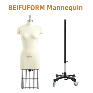 <span class=keywords><strong>Mannequin</strong></span> de <span class=keywords><strong>couture</strong></span> Beifuform pour femme, taille M, sans jambes, pour drapage et présentation de vêtements féminins - Product Image 3