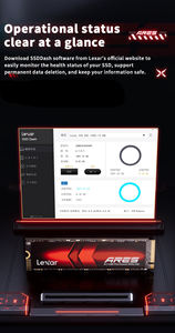 Lexar M.2 2280 PCIe Gen4x4 NVMe 1TB 2TB 4TB 8TB SSD ARES LNM790 kecepatan 7400 mb/s Solid State Drive untuk Laptop Desktop - Product Image 5