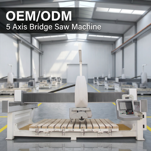 5 Axis CE Certification CNC Granite Stone 5+1 Axis Bridge Saw <strong>Cutting</strong> <strong>Machine</strong> Price With <strong>Waterjet</strong> Combo - Product Image 1