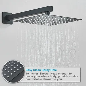 Ensemble <span class=keywords><strong>de</strong></span> douche encastrable Ensemble d'accessoires <span class=keywords><strong>de</strong></span> salle <span class=keywords><strong>de</strong></span> bain moderne Pommeau <span class=keywords><strong>de</strong></span> douche mural Pommeau <span class=keywords><strong>de</strong></span> douche pluie - Product Image 5