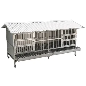 Cage de pondeuse Volaille Acier Inoxydable Poulet Poule Cage Maison Poulailler Cages pour Poulets de 1 Jour