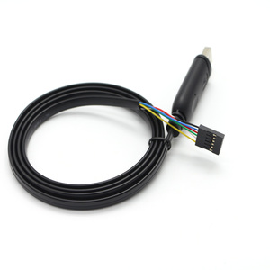 Cable OEM/ODM original FTDI FT232RL IC USB A a Dupont de 6 pines TTL 3.3V 5V UART, cable plano para enrutador, GPS, descarga y depuración - Product Image 4
