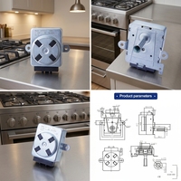 Moteur-générateur synchrone de remplacement Arcolps pour rôtissoire de barbecue résistante à la chaleur, pour minuterie, ventilateur et équipement médical
