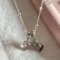 Collar de Cadena Ajustable Zooying para Mujer, Colgante de Tarot con Tarjeta de Amor, Colgantes y Dijes de Aleación Mística de Moda, Regalo