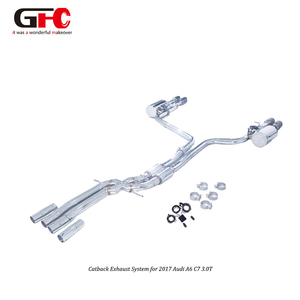 Système d'échappement Catback Valvetronic pour Audi <span class=keywords><strong>A6</strong></span> A7 3.0T <span class=keywords><strong>C7</strong></span> C6 GFC 2012-2021, pour un son de voiture sport - Product Image 2