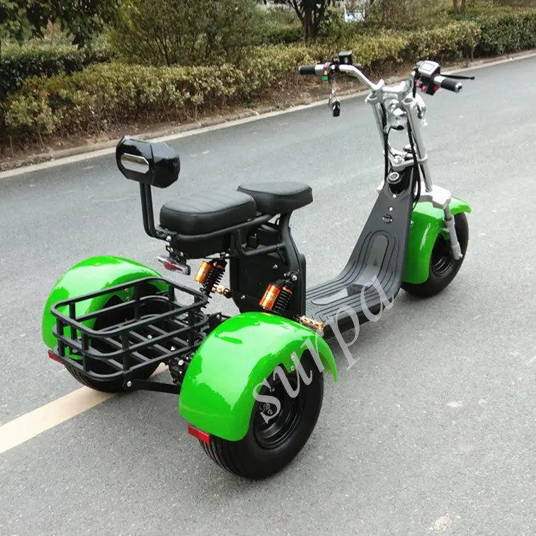 Citycoco pneu gordo 1000w 2000w 60v, adulto, 3 rodas, scooter elétrico, rua legal/elétrico, golf scooter/scooter elétrico, triciclo