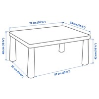 Table d'étude en bois écologique pour enfants Design ergonomique pour les enfants pour l'apprentissage en plein air Style de dessin animé préscolaire