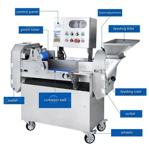 متعددة الوظائف قطاعة الاوراق الشجر والخضراوات والاسبانخ والبصل الأخضر آلة تقطيع السلطة آلة تقطيع رقائق البطاطس