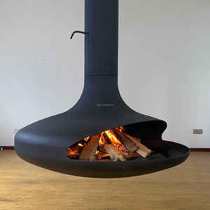Chimenea colgante indipendente in ACCIAIO carbonio CON Design NO E decorativo, ideale PER Hotel, Ville E Bed & อาหารเช้า - Product Image 6