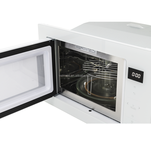 Horno <span class=keywords><strong>microondas</strong></span> integrado blanco de 25L, carcasa de cristal completamente táctil de 220V, fuente de energía eléctrica, clase doméstica, novedad - Product Image 4