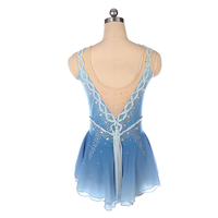 Robe de justaucorps pour filles, patinage artistique, roller, danse, ballet, costume de danse pour compétition de patinage artistique, strass