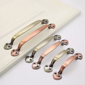 Wholesale Retro Cupboard Cabinet Door Vintage Bronze Aluminum Zinc Big Handle Pulls <strong>Antique</strong> <strong>Style</strong> Luxury Big Handle - Product Image 4