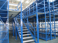 Système de rayonnage à mezzanine robuste pour l'entreposage en entrepôt et en usine