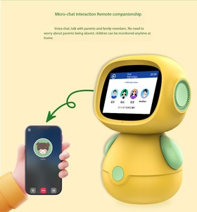 Ai thông minh Robot màn hình cảm ứng trẻ em giác ngộ giáo dục học Tập Giáo Dục Sớm đồng hồ báo thức đối thoại bằng giọng nói - Product Image 3