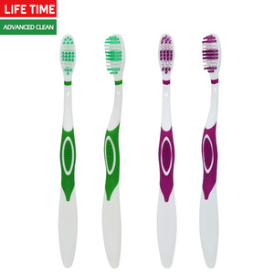 Customized Packing Service Adult <strong>Tongue</strong> <strong>Cleaner</strong> Function Anti slip Soft <strong>Rubber</strong> Handle Toothbrush Tooth Brush - Product Image 5