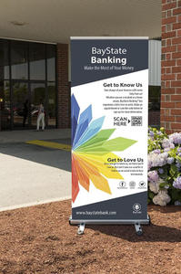 Doppelseitiges Roll-up Banner, Roll-up Stand Banner für Werbezwecke - Product Image 4