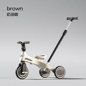 <span class=keywords><strong>Tricycle</strong></span> multifonction 5 en 1 <span class=keywords><strong>Tricycle</strong></span> de vélo d'équilibre pour enfants avec barre de poussée - Product Image 5