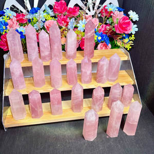 All'ingrosso cristalli punto di guarigione naturale <span class=keywords><strong>pietra</strong></span> rosa quarzo <span class=keywords><strong>torre</strong></span> per il Feng Shui - Product Image 1
