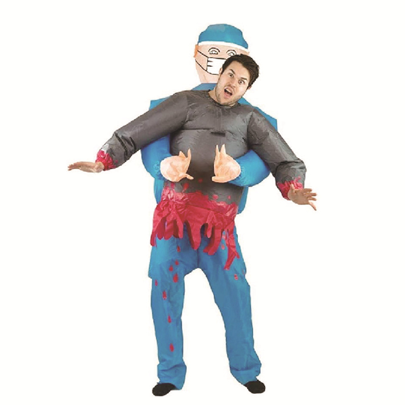 Wholesale Unique Design Funny Horror Halloween Scary Surgeon Lift You Up Castom surgeon Inflatable Costumes