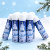 Spray de neige de Noël pour décorations de verre et de fleurs d'arbre de Noël, non fondant, pour créer une ambiance festive, fournitures de décoration