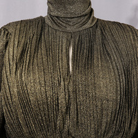 Nouvelle Robe Longue Plissée Élégante Décontractée à Col Semi-Montant et Manches Longues pour Femme Grande Taille – Idéale pour les Soirées
