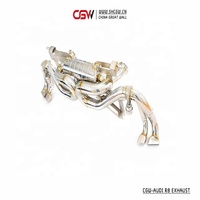 Silencieux d'échappement Growling Sound avec soupapes à vide pour Audi R8 V10 5.2 Plus année 2017-2019 Catback