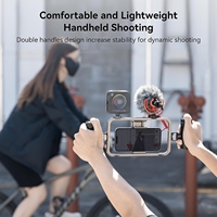 Kit de Rig Vidéo Universel pour Smartphone avec Poignées, Étui de Stabilisation Portable pour Vlogging et Cinématographie - 2791B+2772*2