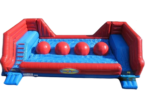 Wipeout gonflable Big Ball Challenge | Jeu <span class=keywords><strong>de</strong></span> rebond et d'équilibre géant pour événements, locations et <span class=keywords><strong>parcours</strong></span> d'obstacles - Product Image 2