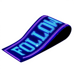 Écran LED flexible pour voiture, lumière ambiante bleue, étanche IP65, utilisation extérieure, 170 °   Angle de vision - Product Image 1