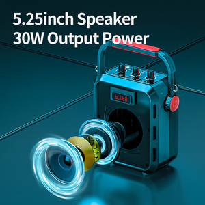 Shidu <span class=keywords><strong>H1</strong></span> Cộng Với 30W Xách Tay Karaoke Loa Bluetooth Loa Hỗ Trợ Chức Năng Vòng Lặp Với Micro Không Dây - Product Image 3