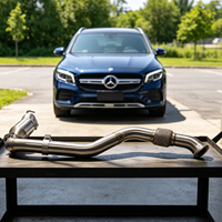Tuyau d'échappement YT SS304 pour Mercedes Benz W176 A200 B200 CLA200 GLB200 GLA200 1.6T 2.0T