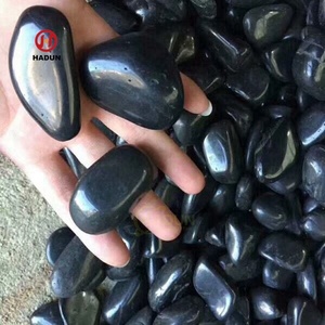 Sichuan high polish black pebbles river stone decorazioni da <span class=keywords><strong>giardino</strong></span> - Product Image 3